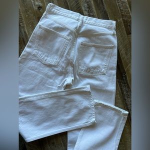 Agolde 90s White High Rise Jeans